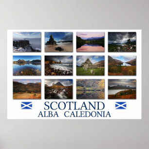 Poster Scotland - Schottland - Ecosse - Caledonia
