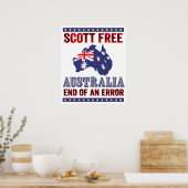 Poster Scott Free - Australie Fin d'une erreur (Cuisine)