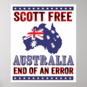 Poster Scott Free - Australie Fin d'une erreur (Devant)