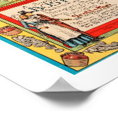 Poster Scott-Map de Boston, Massachusetts (Coin)