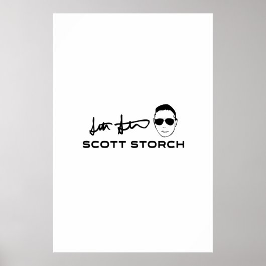 Poster Scott Storch White (Devant)