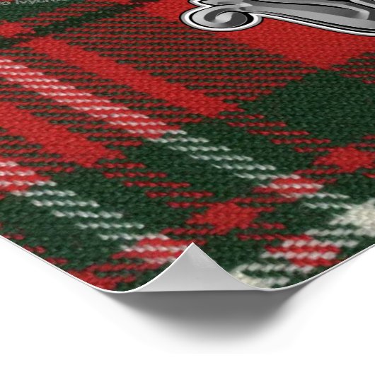 Poster Scott Tartan & Badge (Coin)
