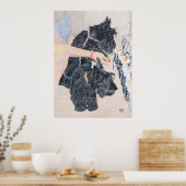 Poster Scotties Allume des Bougies (Cuisine)