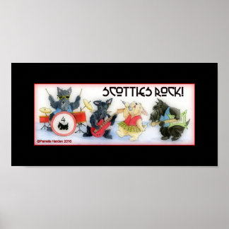 Poster Scotties Rock