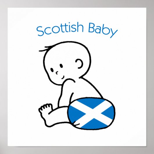 Poster Scottish Baby (Devant)