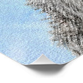 Poster Scottish Deerhound Peinture - Cute Original Chien (Coin)