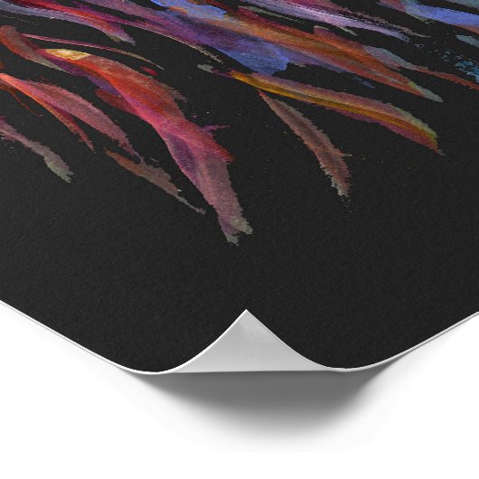 Poster Scottish Highland Cow ' FLoWER PoT ' par Shirley M (Coin)