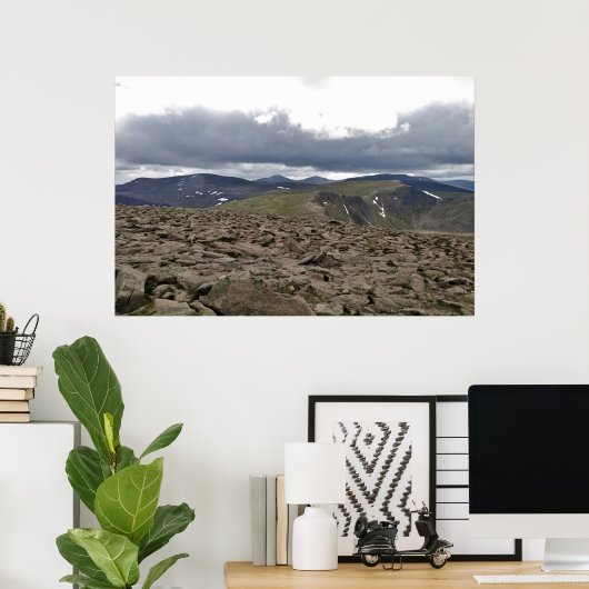 Poster Scottish highlands (Bureau à domicile)