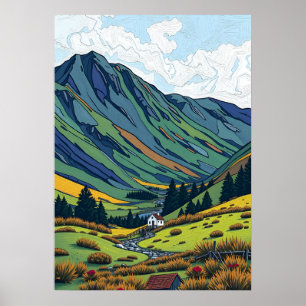 Poster Scottish highlands