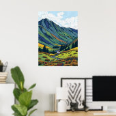 Poster Scottish highlands (Bureau à domicile)