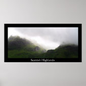 Poster Scottish highlands (Devant)