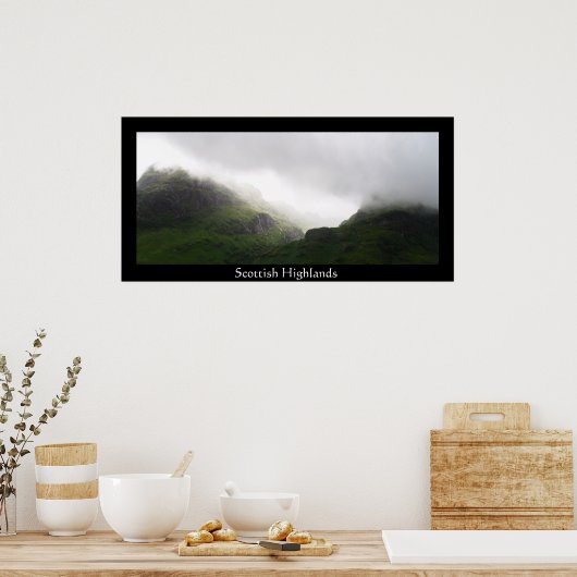 Poster Scottish highlands (Cuisine)