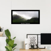 Poster Scottish highlands (Bureau à domicile)