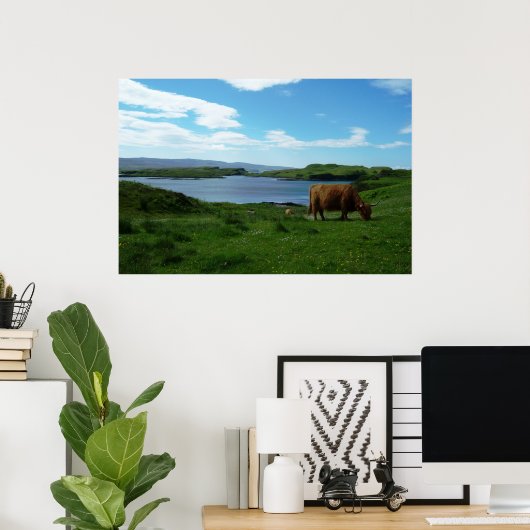 Poster Scottish highlands (Bureau à domicile)