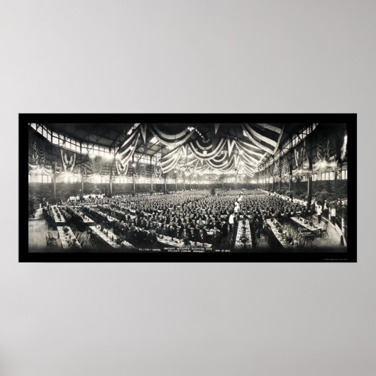 Poster Scottish Rite Banquet Photo 1915 (Devant)