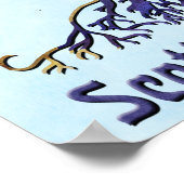 Poster Scottish Roots, American Map (Coin)