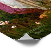 Poster Scottish Terrier 3 - Fleurs à vent (Coin)