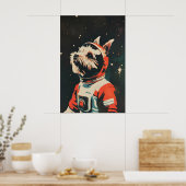 Poster Scottish Terrier Astronaut Poster, Scottish (Cuisine)