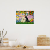 Poster Scottish Terrier (deux BW) - Garden (Cuisine)