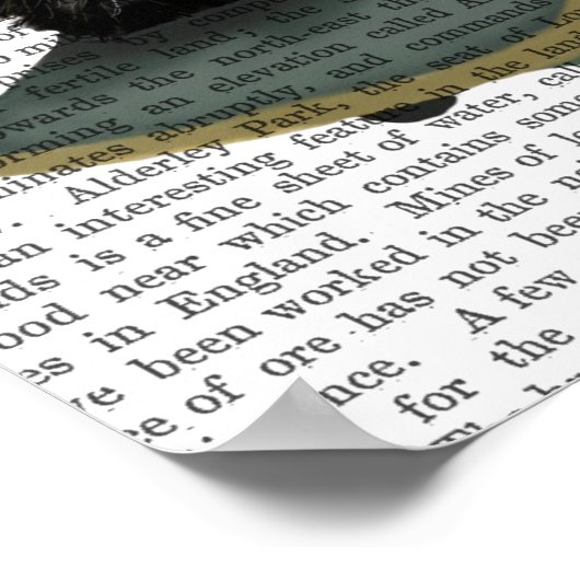 Poster Scottish Terrier et Skateboard (Coin)