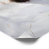 Poster Scottish Terrier Laisser Il Neige Noël (Coin)