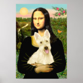 Poster Scottish Terrier (W5) - MonaLisa (Devant)