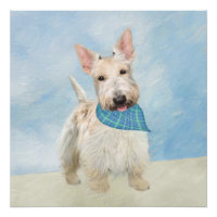 Scottish Terrier Wheaten Dog Painting Art original