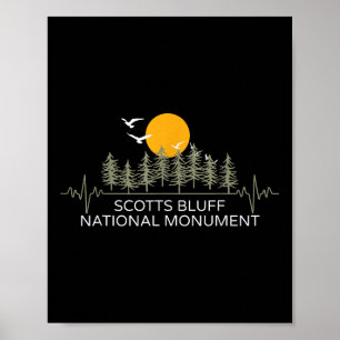 Poster Scotts Bluff Monument National Heartbeat Nature Sa