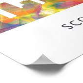 POSTER SCOTTSDALE, ARIZONA SKYLINE WB1 - (Coin)