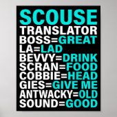 Poster Scouse Accent Translator Funny Liverol  (Devant)