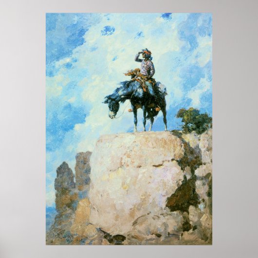 Poster Scout, by William Robinson Leigh (Devant)