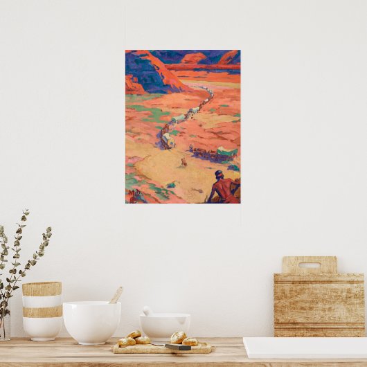 Poster Scouter les intrus par Maynard Dixon (Cuisine)