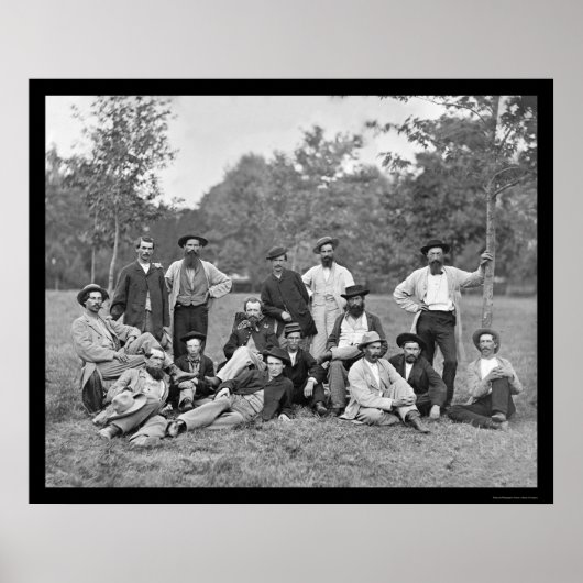 Poster Scouts et Guides de l'Armée du Potomac 1864 (Devant)