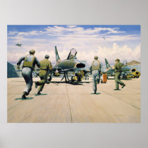Poster Scramble at Phan Rang by William S. Phillips
