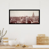 Poster Scranton, PA Downtown Photo 1902 (Cuisine)