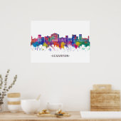 Poster Scranton Pennsylvania Skyline (Cuisine)