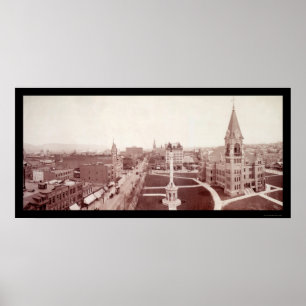 Poster Scranton, photo du centre 1902 de PA
