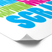 Poster Scrapbooking coloré (Coin)