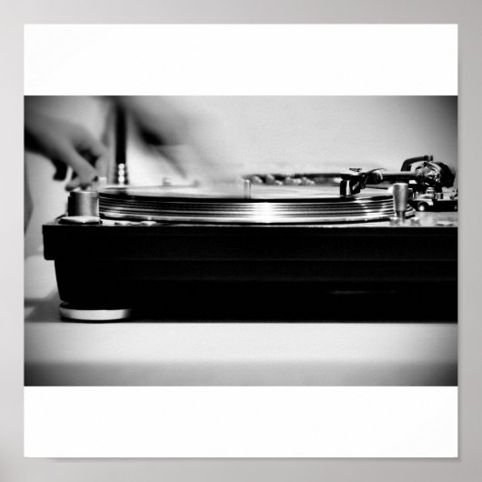 Poster Scratchin' sur le Tourne-disque (Devant)