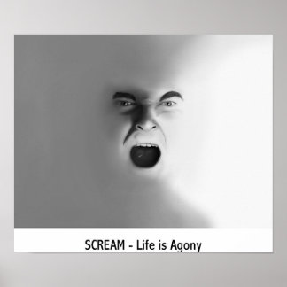 Poster SCREAM - La vie est agonie