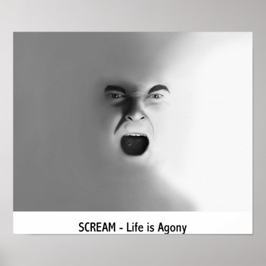 Poster SCREAM - La vie est agonie (Devant)