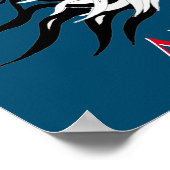 Poster Screaming Eagle Amérique (Coin)