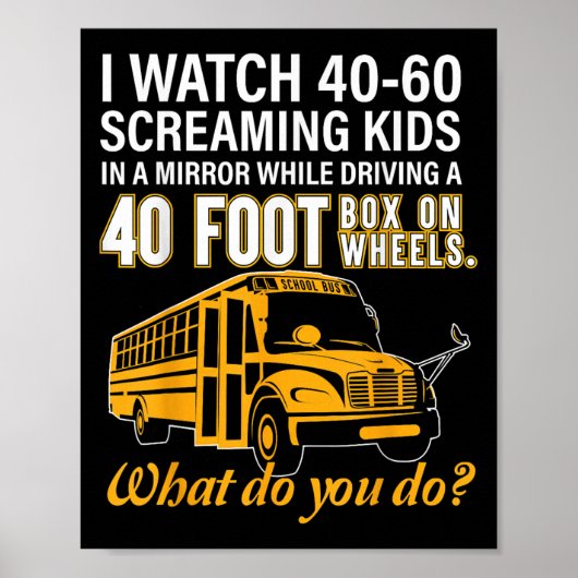 Poster Screaming Kids Drive Box O (Devant)
