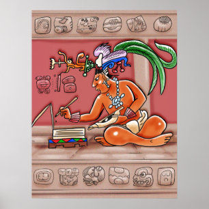 Poster Scribe maya