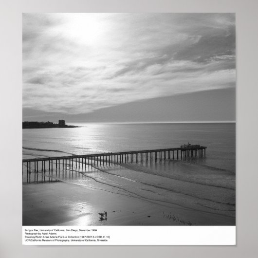 Poster Scripps Pier, 1966 (Devant)