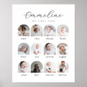 Poster Script Arches 1ère année Photo Collage Carte (Devant)