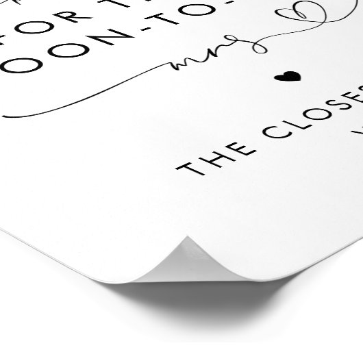 Poster Script cardiaque Combien de baisers signe de Fête  (Coin)