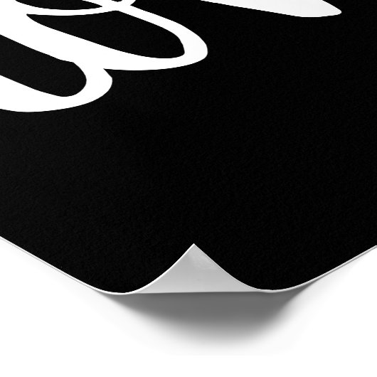 Poster script chic LOVE. | (Coin)