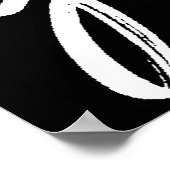 Poster Script chic | Simple 3 garde-photos (Coin)