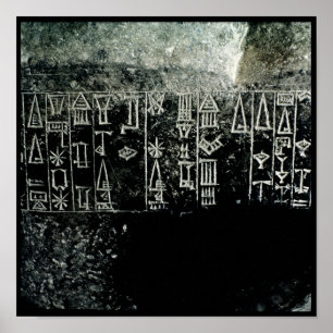 Poster Script Cuneiform